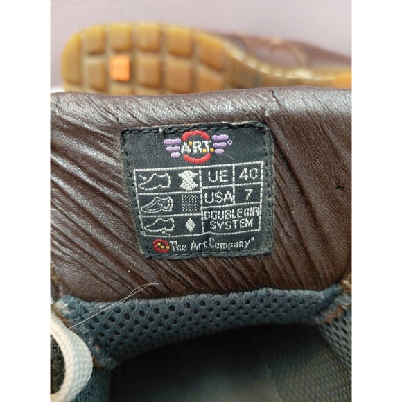 The Art Company Leather Lace Up Hiking Boots Shoes Women's Size 7 - Picture 9 of 13